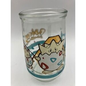Vintage Pokemon Togepi Welch's Jelly Jar Glass Collectible 1999